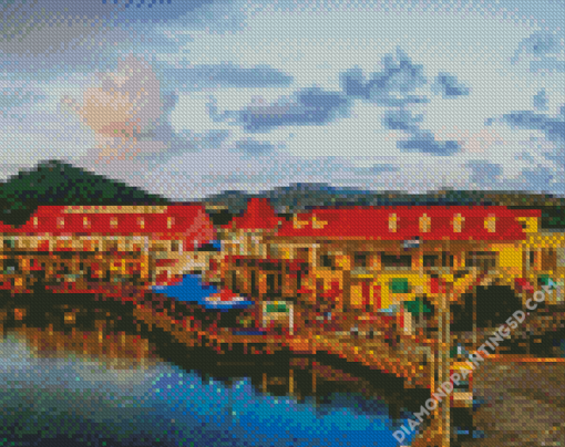 Honduras Roatan Port Diamond Paintings