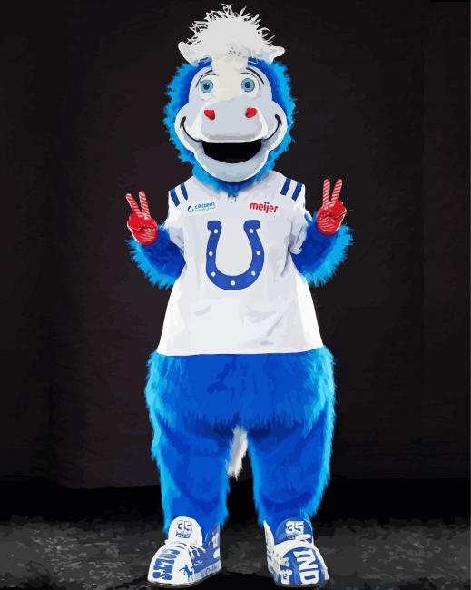 Indianapolis Colts Mascot Diamond Paintings