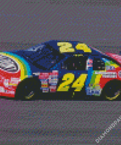 Jeff Gordon Car - 5D Diamond PaintingJeff Gordon Car Diamond Paintings