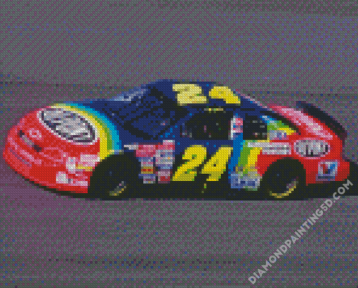 Jeff Gordon Car - 5D Diamond PaintingJeff Gordon Car Diamond Paintings