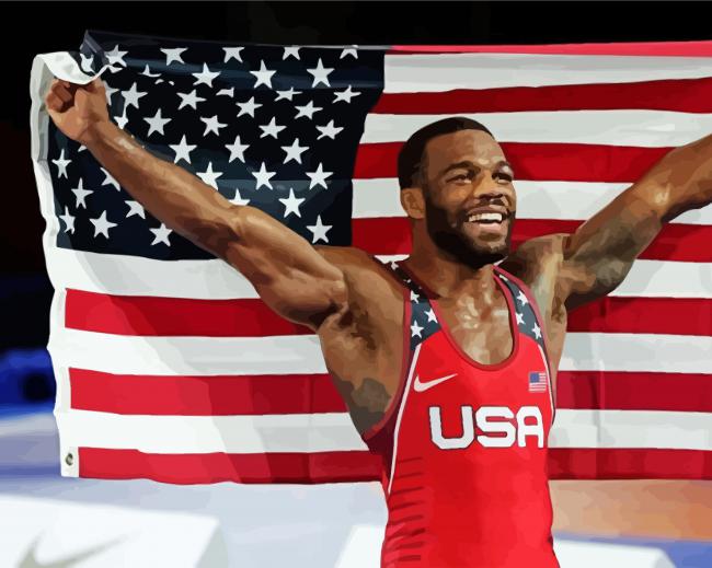 Jordan Burroughs Diamond Paintings