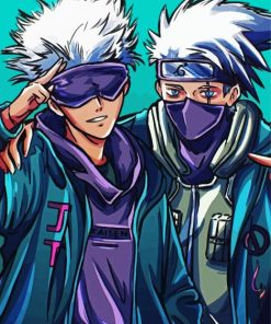 Kakashi And Gojo Diamond Paintings