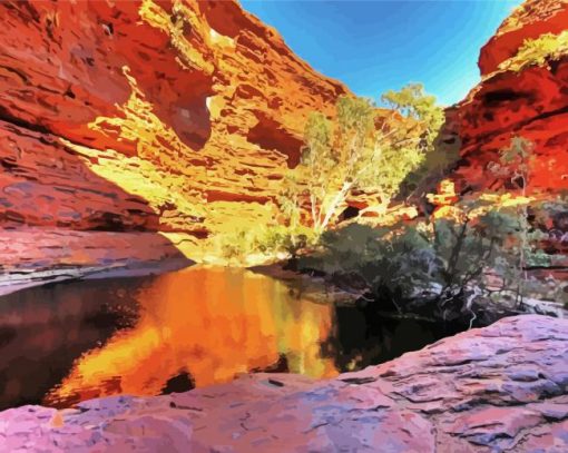 Kings Canyon Australian Outback Diamond Paintings