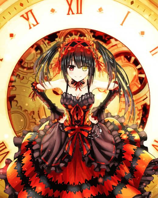 Kurumi Anime Girl Diamond Paintings