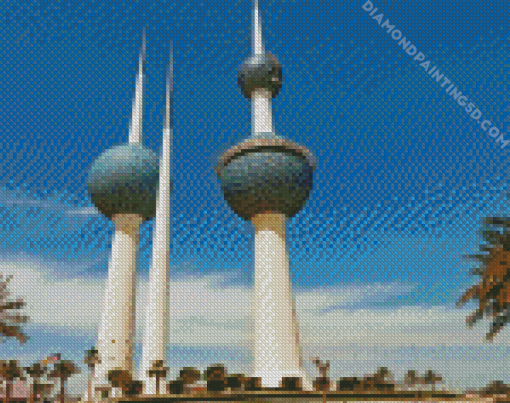 Kuwait Towers Diamond Paintings