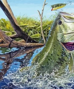 Largemouth Bass Diamond Paintings