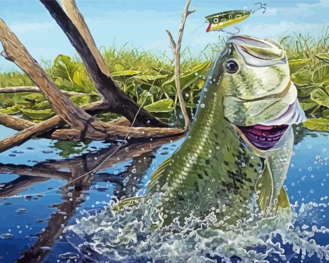 Largemouth Bass Diamond Paintings