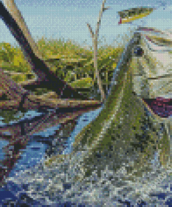 Largemouth Bass Diamond Paintings