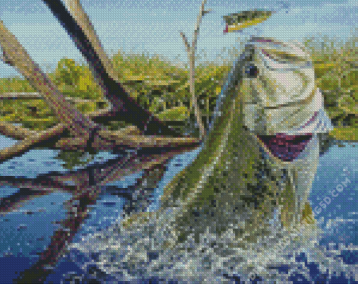 Largemouth Bass Diamond Paintings