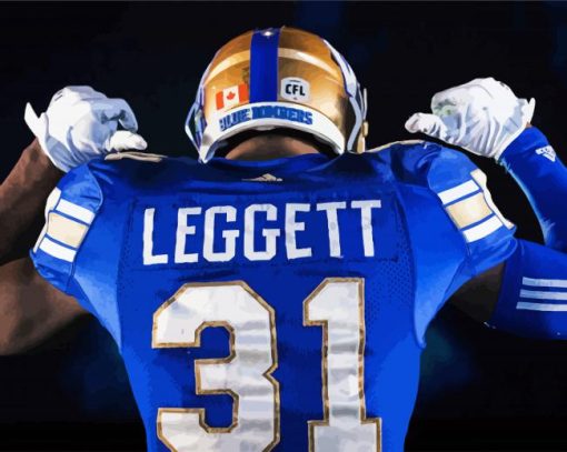 Leggett Blue Bombers Diamond Paintings