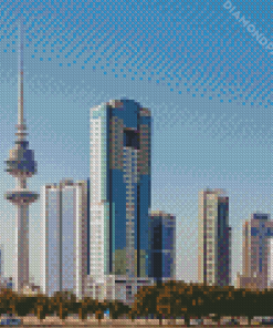 Liberation Tower Kuwait Diamond Paintings