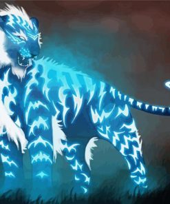 Lightning Tiger Diamond Paintings