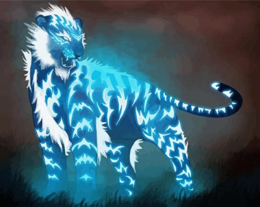 Lightning Tiger Diamond Paintings