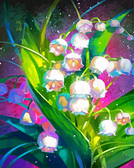 Lily of Valley Bouquet Diamond Paintings