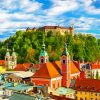 Ljubljana Castle Building Diamond Paintings