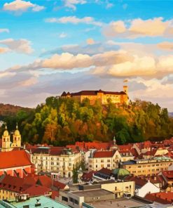 Ljubljana Castle Diamond Paintings