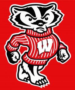 Logo Of Wisconsin Badgers Diamond Paintings