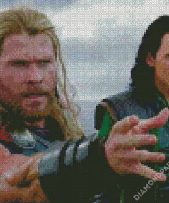 Loki And Thor Diamond Paintings