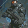 Master Chief Halo Diamond Paintings