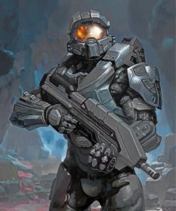 Master Chief Halo Diamond Paintings