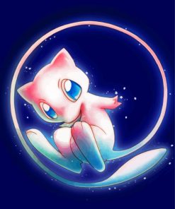 Mew Pokemon Anime Diamond Paintings