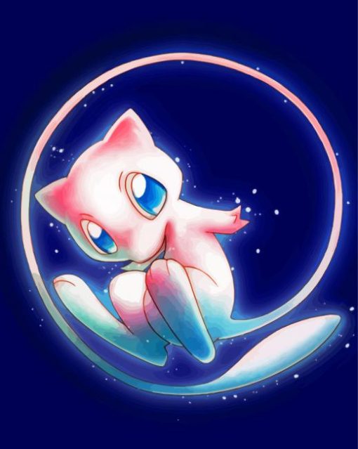 Mew Pokemon Anime Diamond Paintings