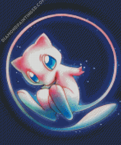 Mew Pokemon Anime Diamond Paintings