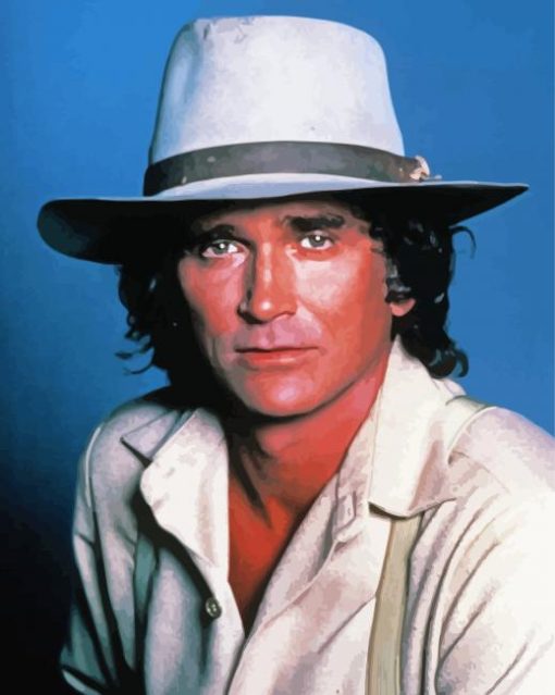 Michael Landon In Hat Diamond Paintings