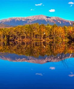 Mount Katahdin Reflection Diamond Paintings