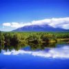 Mount Katahdin With Blue Lake And Sky Diamond Paintings