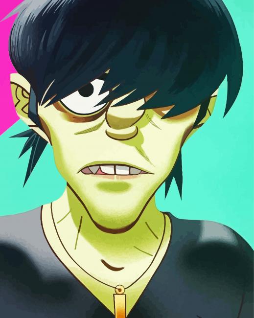 Murdoc Niccals Character Diamond Paintings