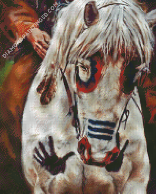 Native American Horse Diamond Paintings