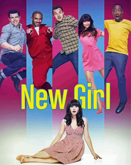 New Girl Poster Diamond Paintings