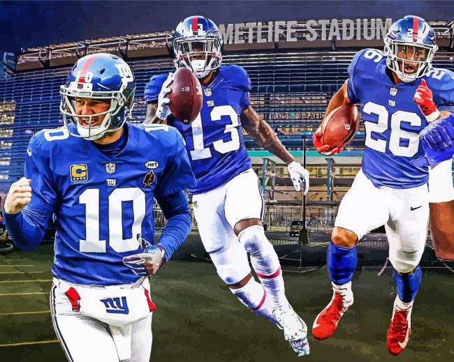 New York Giants Player Diamond Paintings