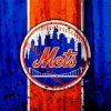 New York Mets Baseball Logo Diamond Paintings