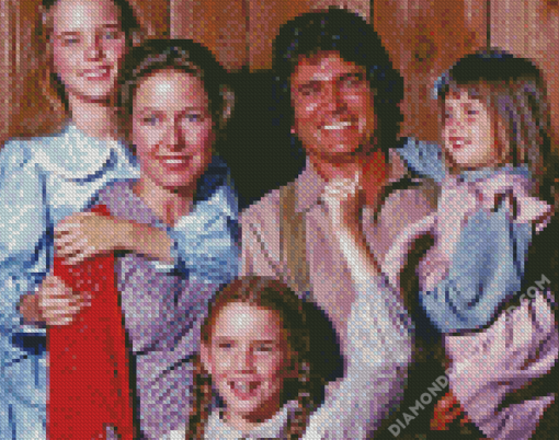 Little House On The Prairie Character Diamond Paintings