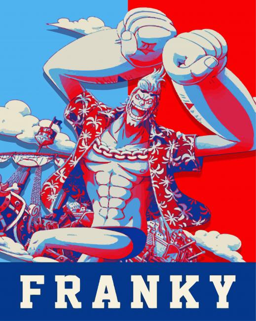 One Piece Franky Poster Diamond Paintings