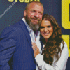 Paul Levesque And Stephanie McMahon Diamond Paintings