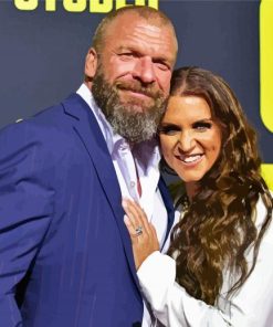 Paul Levesque And Stephanie McMahon Diamond Paintings