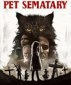 Pet Semetary Movie Poster Diamond Paintings