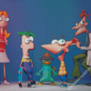 Phineas And Ferb Characters Diamond Paintings