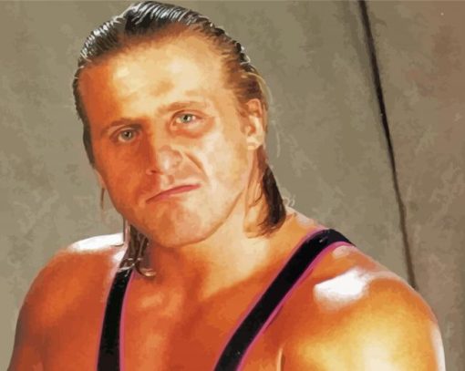 Professional Wrestler Owen Hart Diamond Paintings