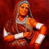 Rajasthani Girl Art Diamond Paintings