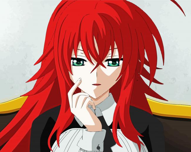 Rias Gremory Characters Diamond Paintings