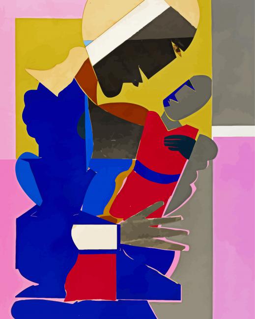 Romare Bearden Abstract Diamond Paintings