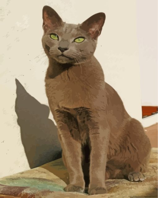 Russian Blue Cat Diamond Paintings