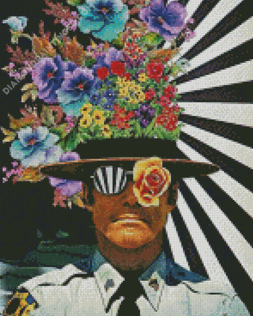 Aesthetic Floral Man Diamond Paintings