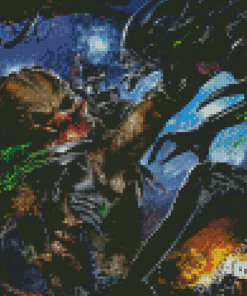 Alien Vs Predator Movie Diamond Paintings