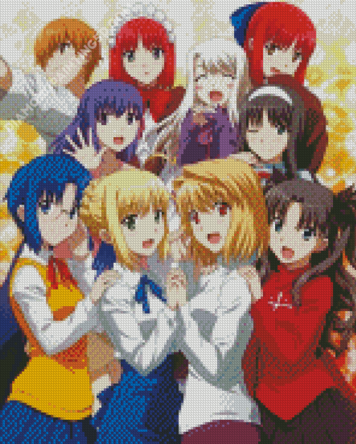 Anime Carnival Phantasm Characters Diamond Paintings