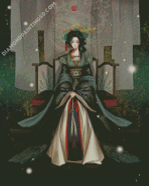 Asian Emerald Princess Diamond Paintings